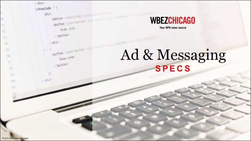WBEZ - Ad and Messaging Specs thumb
