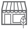 Small business advertising icon for WBEZ public radio
