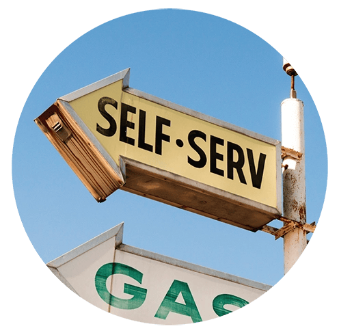 Self-serve marketing